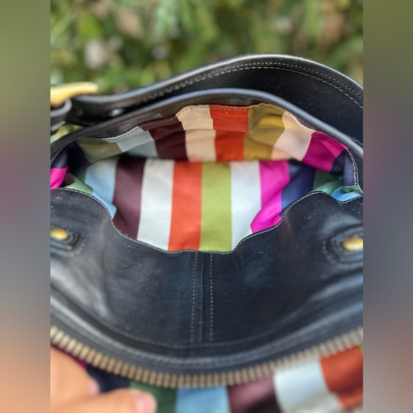 COACH 11127 Legacy 65th Anniversary Satchel Black Leather Shoulder Bag - Picture 11 of 14